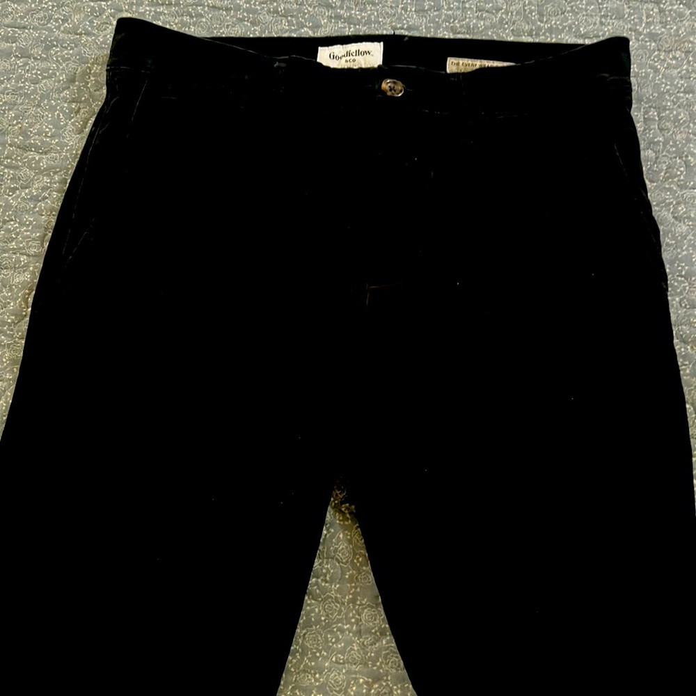 NWOT - Goodfellow Every Wear Chino pants, size 30x30, black